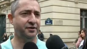 Pascal Grémillot explique son action devant le caméras le 28 mai 2016.