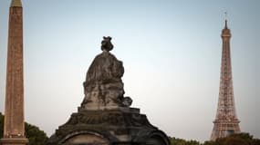 Paris sous la chaleur. 