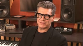 Marc Lavoine au micro de BFMTV.
