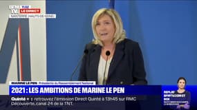 Marine Le Pen: "La situation que vit le pays ne pousse pas à l'optimisme"