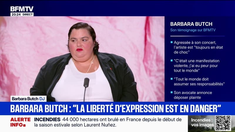 Concert interrompu à Grenoble: "C'est un tract purement antisémite", estime Barbara Butch