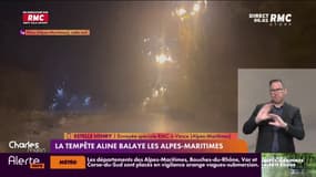 La tempête Aline balaye les Alpes-Maritimes