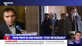 Laurent Tapie sur le procès de Bernard Tapie: "On est tous convaincus que ce sont ces ennuis-là qui ont déclenché son cancer"