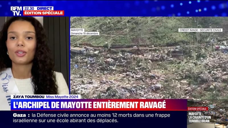 Miss Mayotte 2024 raconte la situation de ses proches victimes du cyclone Chido