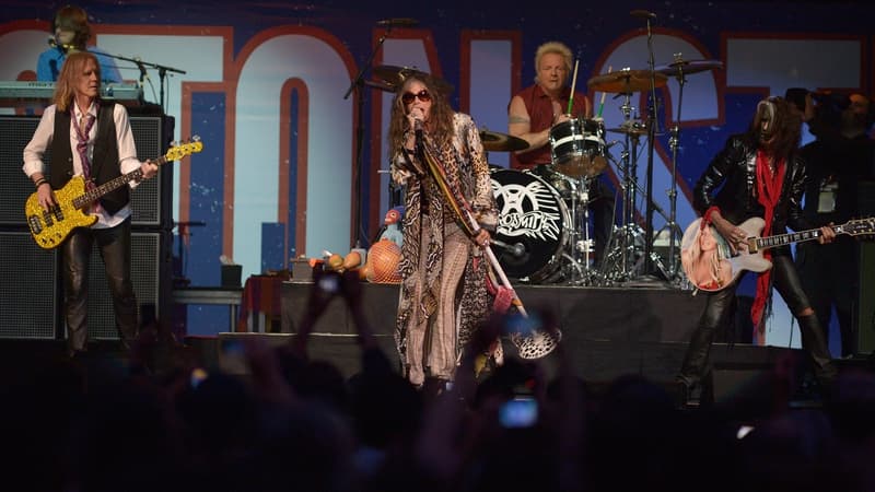 Aerosmith sur scène, le 30 mai 2013