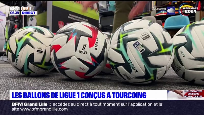 Tourcoing: les ballons de Ligue 1 sont conçus au sein de la ville