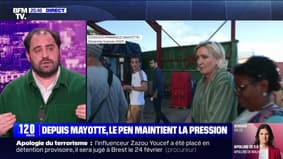 Depuis Mayotte, Le Pen maitient la pression - 05/01