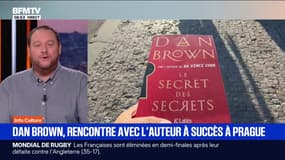 "Da Vinci Code", "Le secret des secrets"... rencontre avec Dan Brown à Prague, l'auteur à succès