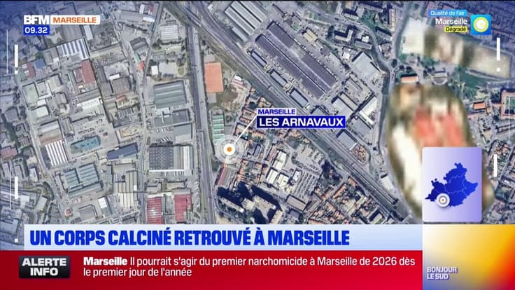 Un corps retrouvé dans une voiture brûlée à Marseille ce 1er janvier