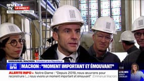 Emmanuel Macron annonce "un concours ouvert aux artistes" pour créer six vitraux contemporains pour Notre-Dame