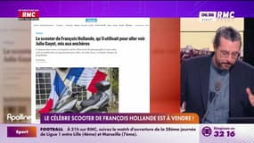 On n'a pas osé vous en parler : Le célèbre scooter de François Hollande est à vendre ! - 05/04