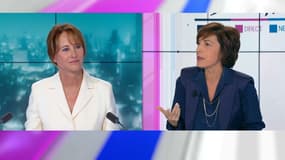 Ségolène Royal face à Ruth Elkrief ce lundi soir sur BFMTV.