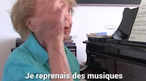 À Paris, Colette fait du piano depuis près de 100 ans 