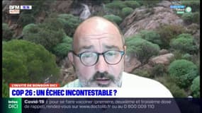Cop 26: le membre d'EELV Jean-Laurent Félizia parle d'un "échec"