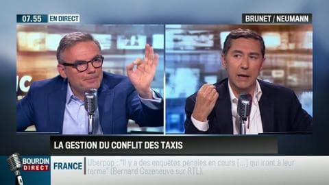 Brunet & Neumann : Le gouvernement gère-t-il bien le conflit des taxis ? - 26/06