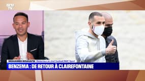 Karim Benzema de retour à Clairefontaine - 26/05