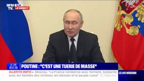 Attaque de Moscou: Vladimir Poutine dénonce "un attentat barbare"