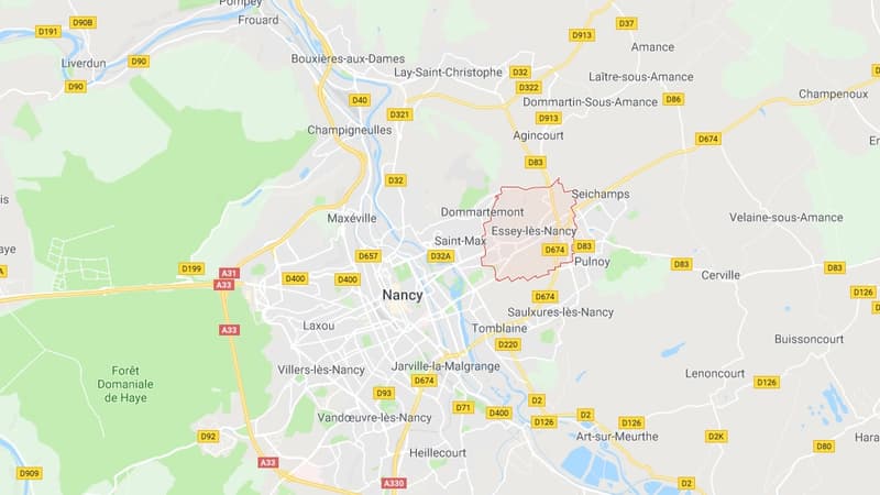 Capture d'écran de Google Maps