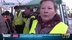 Une "gilet jaune" prévient Emmanuel Macron: "Il va falloir qu'il baisse son pantalon"