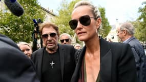 Le couple Hallyday en 2017