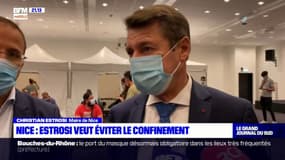 Nice: Christian Estrosi souhaite éviter un nouveau confinement