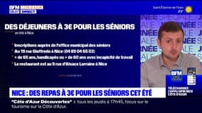 Nice: des repas à 3 euros pour les seniors isolés pendant l'été