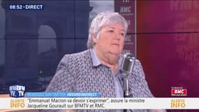 Jacqueline Gourault: "Gérard Collomb était un bon ministre de l'intérieur." Il a mis en place la police de sécurité du quotidien. Il a remis les policiers et gendarmes sur les territoires."