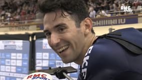 Cyclisme sur piste : "J'ai été poussé par le public, c'est incroyable", jubile Benjamin Thomas