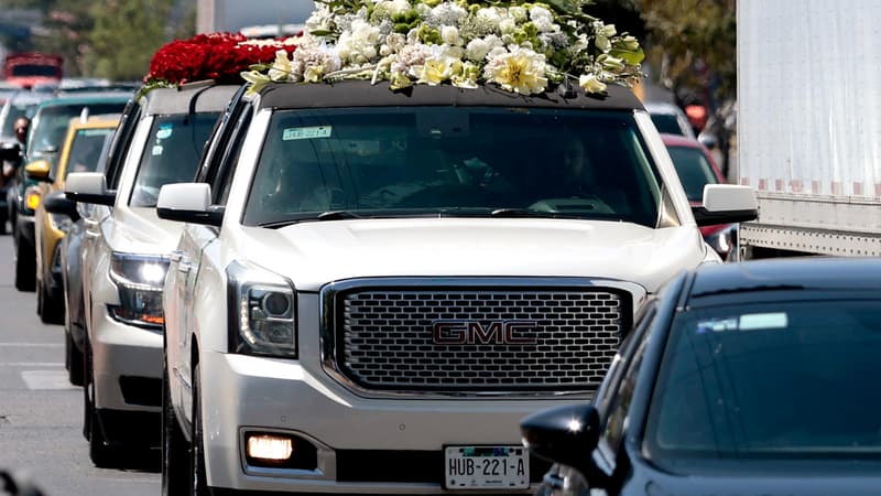 Militaires, Garde nationale, policiers... Les funérailles sous haute sécurité du narcotrafiquant mexicain "El Mencho"