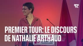 Présidentielle: le discours de Nathalie Arthaud à l'issue du premier tour