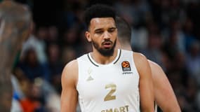 Amine Noua avec l'ASVEL, le 16 mars 2023
