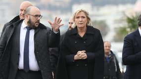 Marine Le Pen en meeting à Nice, seule région où elle arriverait en tête au second tour selon les derniers sondages
