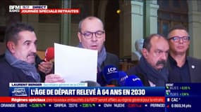 Réforme des retraites : des syndicats signent un communiqué de presse