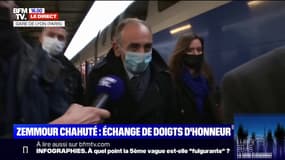 Le retour silencieux d'Éric Zemmour à Paris après son échange de doigts d'honneur avec une passante à Marseille
