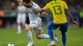 Daniel Alves et Lionel Messi