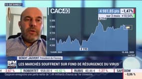 Benoît Jauvert (Flornoy) : les marchés souffrent sur fond de résurgence du virus - 14/07