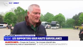 Luc Delatour, stadium manager au FC Nantes: "On est conscient que le contexte sportif est différent de l'an dernier, pour autant il y a une super ambiance" 