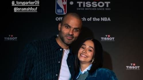 Léna Mahfouf et Tony Parker, Paris 2024 Léna Mahfouf et Tony Parker, Paris 2024
