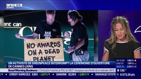 Le journal de la Com': un activiste de Greenpeace interrompt la cérémonie d'ouverture de Cannes Lions