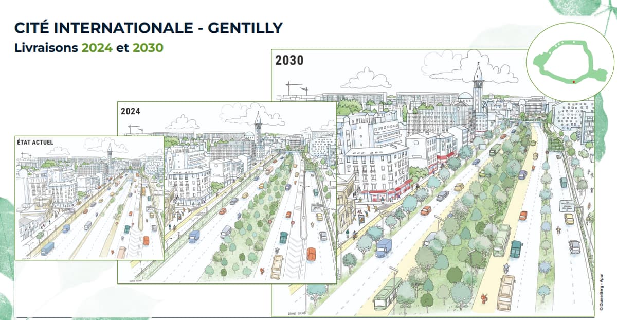 TOUT COMPRENDRE Comment la ville de Paris veut transformer le périphérique en "ceinture verte"