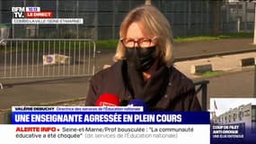 Valérie Debuchy, directrice des services de l'Éducation nationale: la professeure bousculée "va porter plainte"