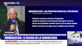 Valérie Pécresse veut inscrire dans la Constitution la limitation du "nombre des étrangers autorisés à séjourner en France", d'après Patrick Stefanini