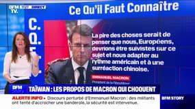 Taïwan: les propos d'Emmanuel Macron provoquent un tollé à l'étranger