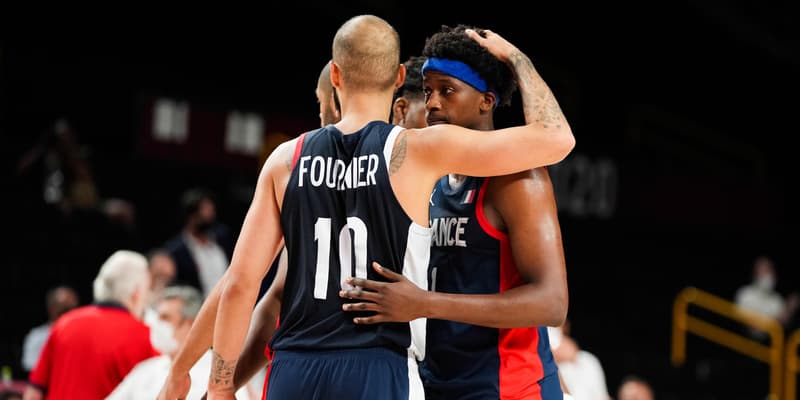 Evan Fournier et Frank Ntilikina aux JO 2021 avec la France