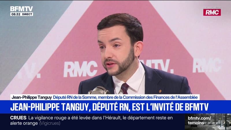 Jean-Philippe Tanguy (RN) estime que le budget proposé est “une catastrophe”