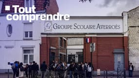 Entrée du lycée musulman Averroès de Lille