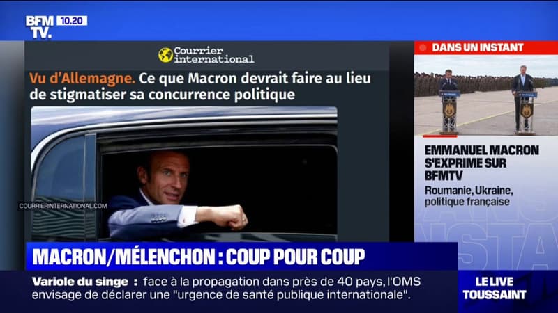 Législatives: Emmanuel Macron et Jean-Luc Mélenchon se rendent coup pour coup avant le second tour