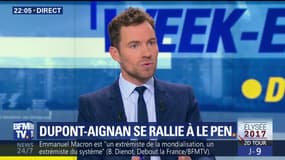 Second tour de la présidentielle: Nicolas Dupont-Aignan se rallie à Marine Le Pen (1/2)