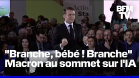"Branche, bébé ! Branche !": Emmanuel Macron répond à Donald Trump lors du sommet sur l'IA