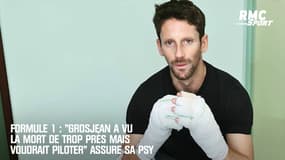 F1 : "Grosjean a vu la mort de trop près mais voudrait piloter" assure sa psy